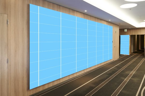 会议厅巨无霸广告牌样机素材库精选模板 Conference_Hall_Frame-Mockup