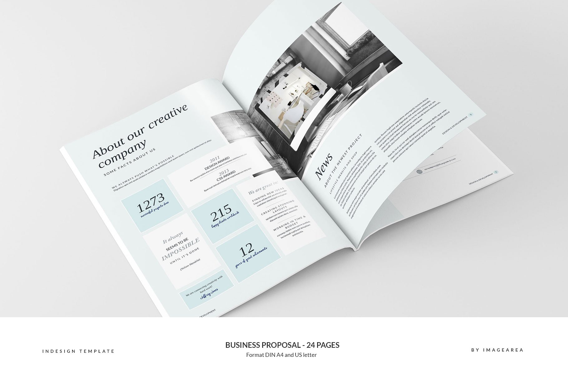 商业策划书计划书设计模板 Business Proposal – 24 pages插图(3)