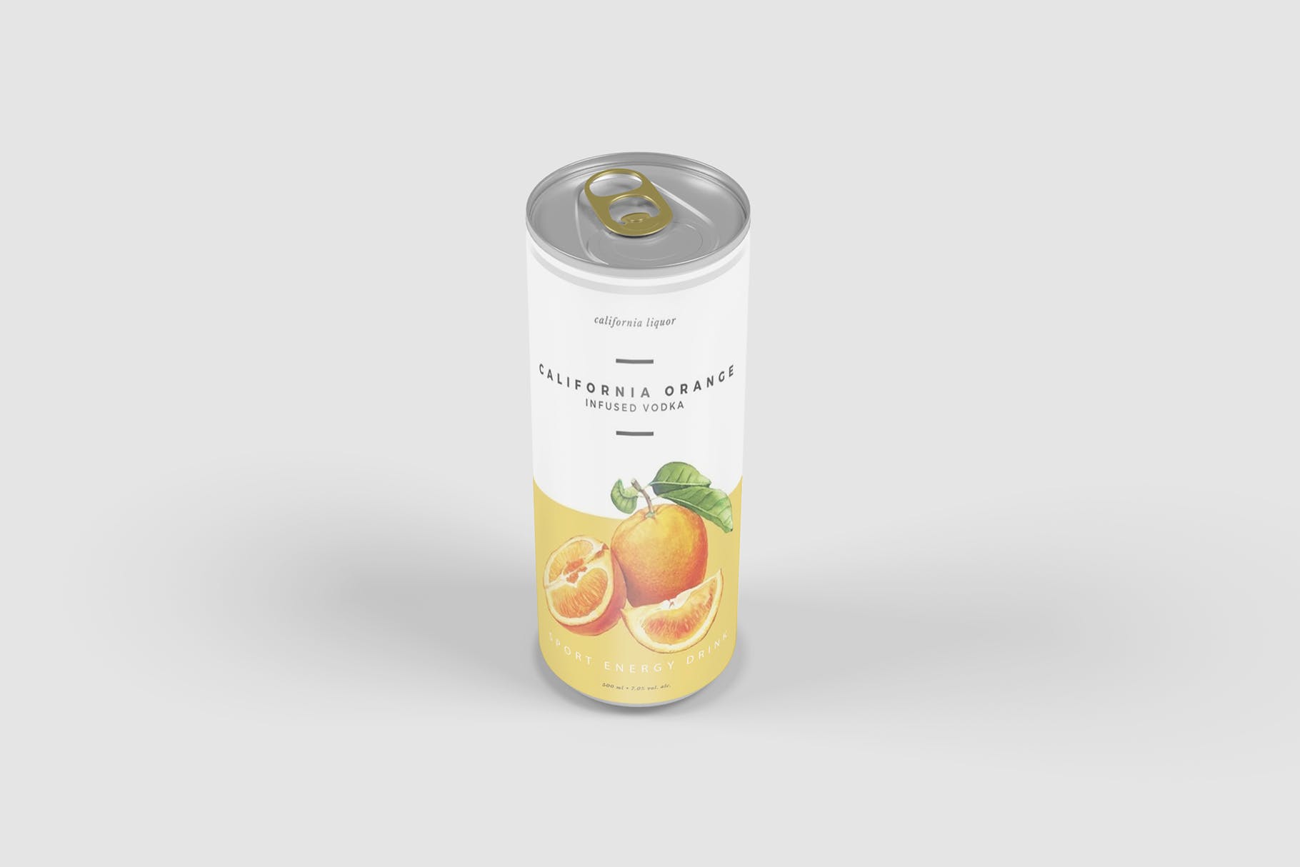 软饮料罐头产品外观设计素材库精选 Softdrink Can Product Mockup插图(1)
