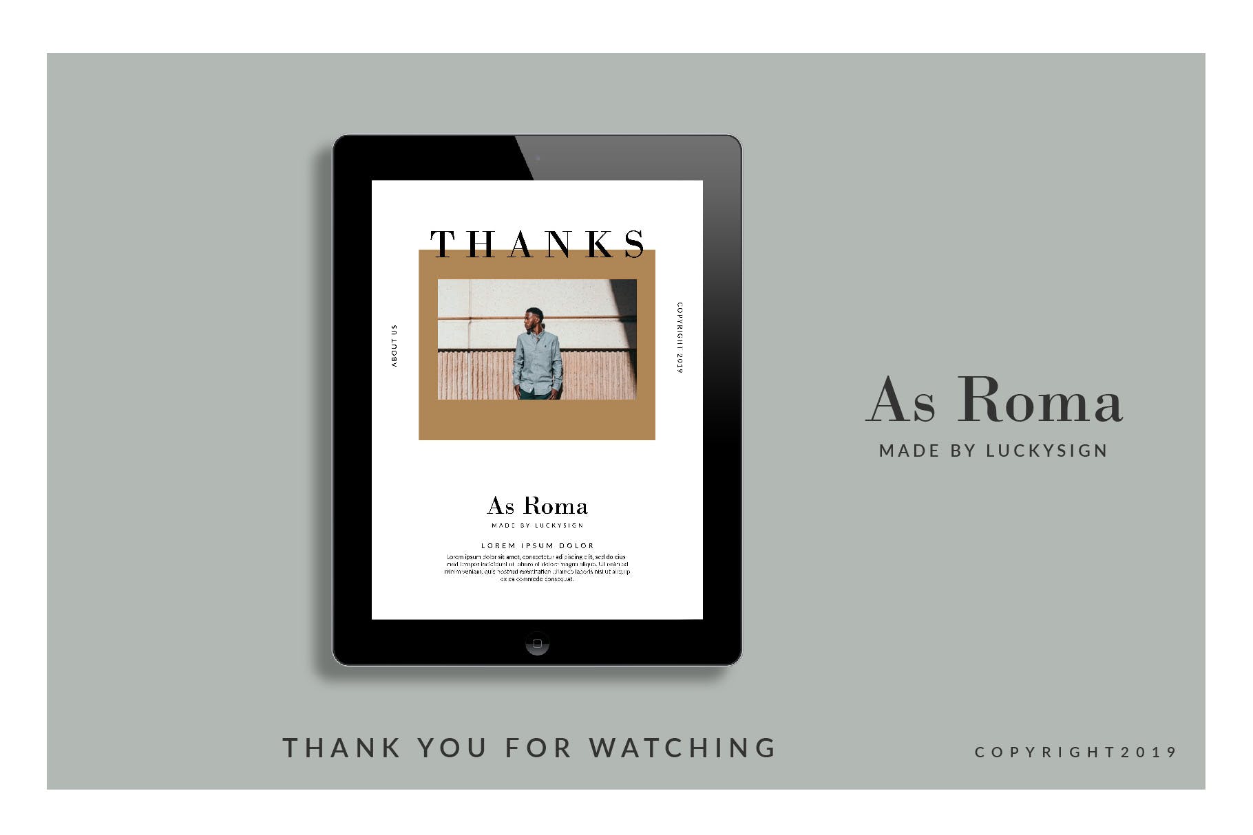 现代商业素材库精选杂志/企业素材库精选杂志版式设计模板 As Roma Business Magazine Template – LS插图(6)