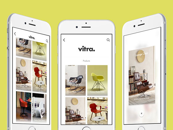Vitra 画廊应用界面素材之家精选sketch素材