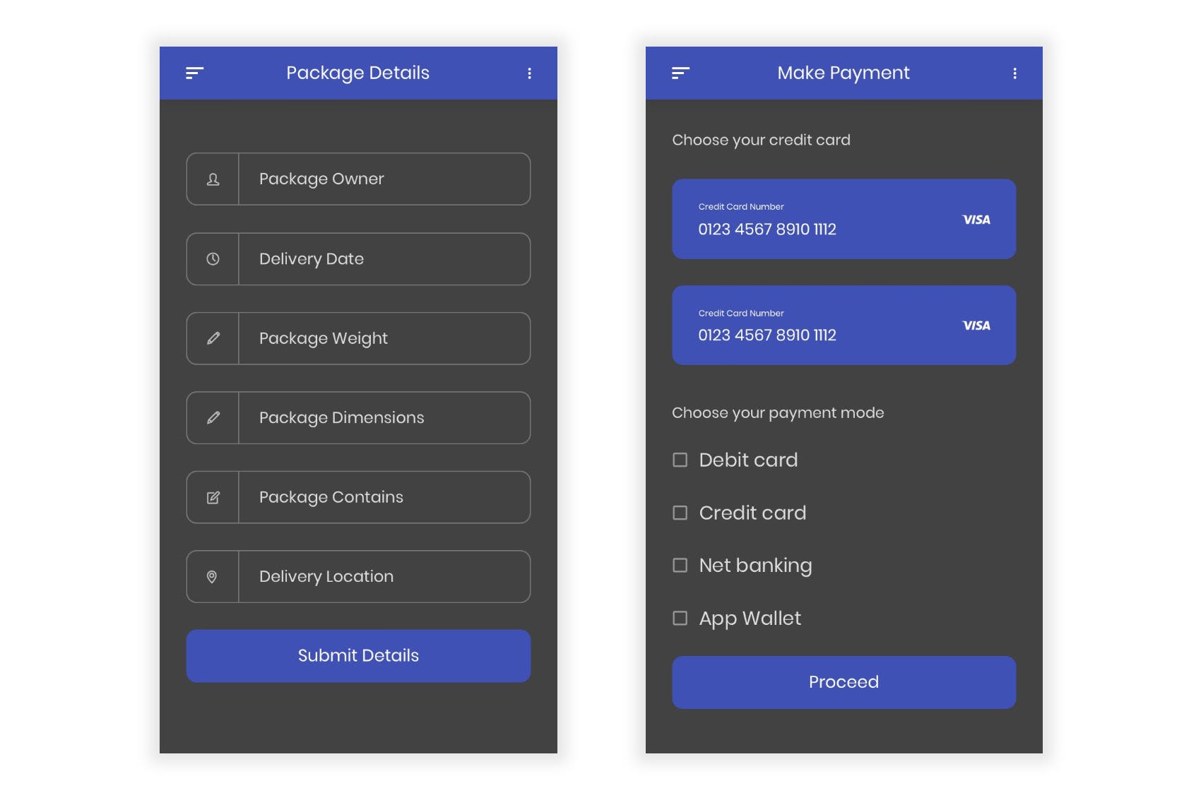 物流运输快递APP应用UI界面设计SKETCH模板 Taark – Logistics & Transport Sketch UI Kit插图(5)