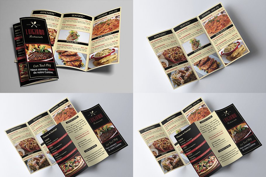 超级三折小册子模板合集 Trifold Brochure Big Bundle插图(24)