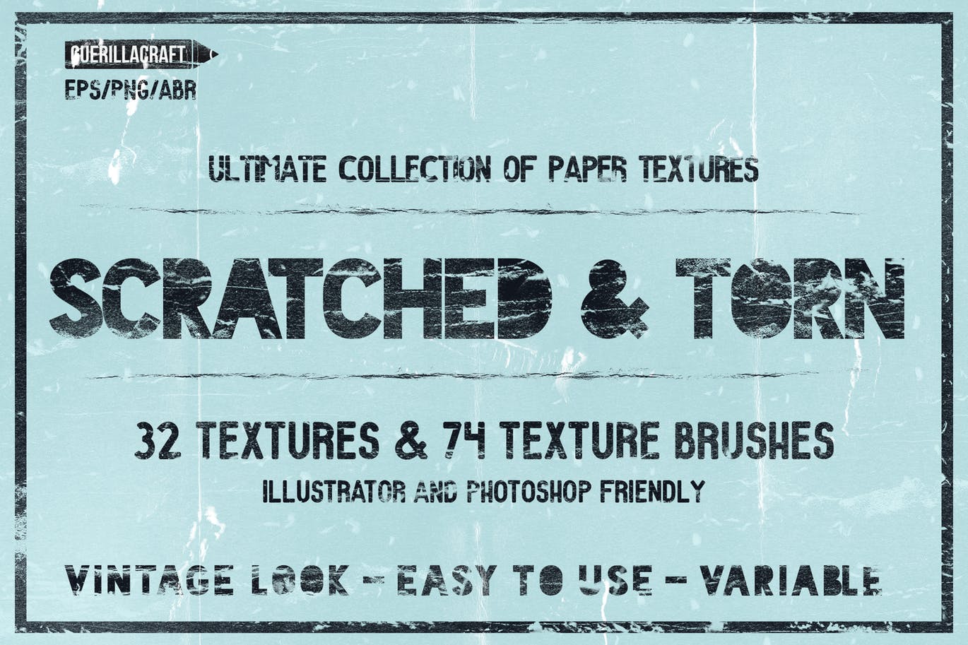 复古做旧设计必备:划痕&撕裂纸张纹理素材库精选背景包 Scratched and Torn Paper Textures插图