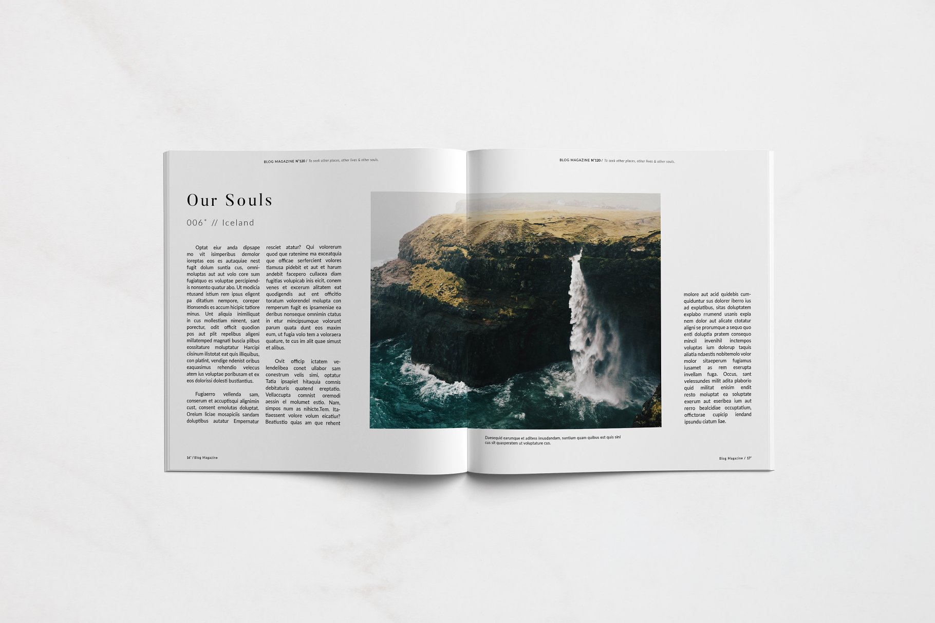 极简主义旅行博客杂志模板 Blog Magazine插图(5)
