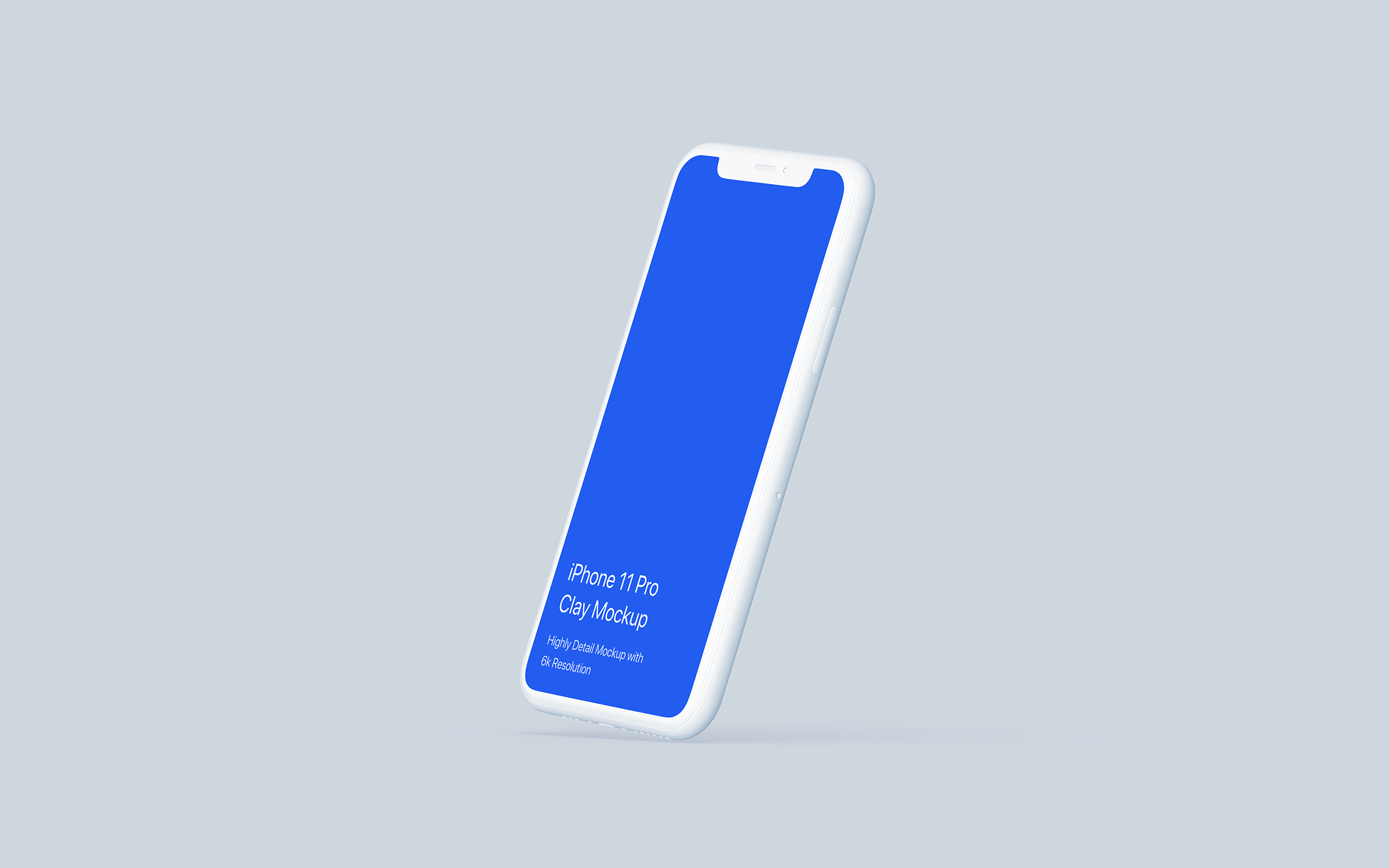 黏土陶瓷风格iPhone 11 Pro手机素材库精选样机模板 iPhone 11 Pro Mockup – Clay Mockup Pack插图(11)