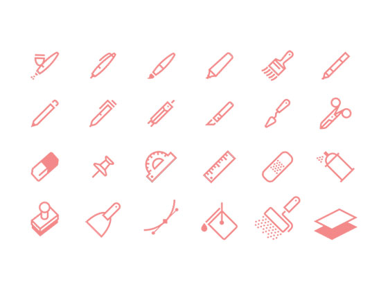 Drawing Tools Icons素材之家精选sketch素材