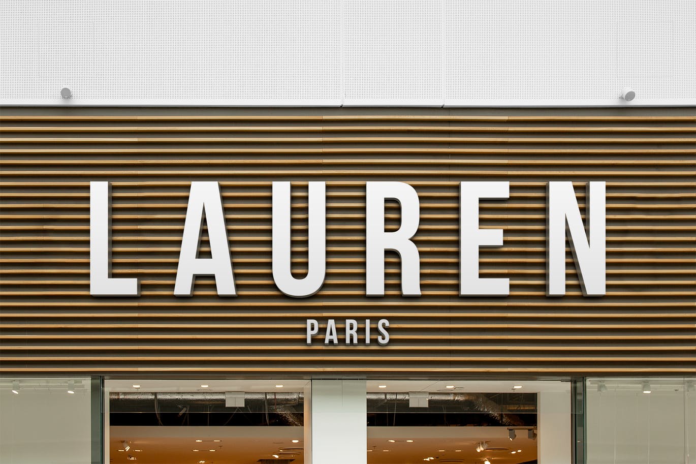 3D立体效果店招/品牌Logo设计效果图样机#3 3d Logo Sign Mockup #3插图