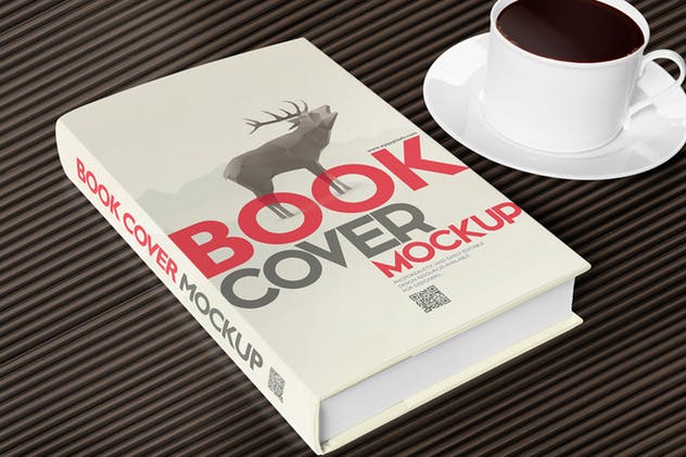 7款精装图书封面及版式设计样机 7 Book Mockups插图(5)