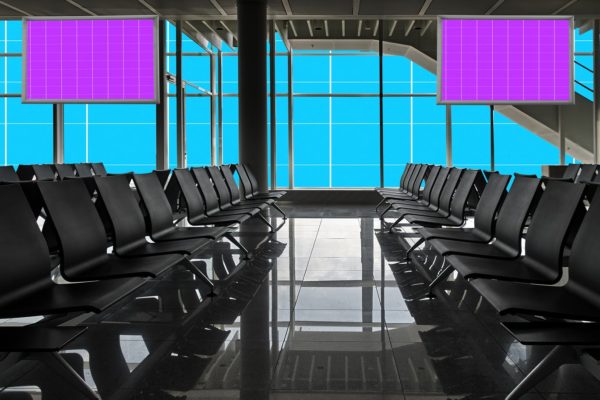 机场航站楼电视屏幕广告设计效果图样机素材库精选v01 Airport_Terminal-01