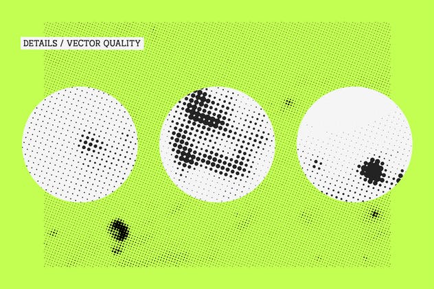 半色调污渍纹理套装Vol.1 Halftone Stains #1 Texture Pack插图(2)