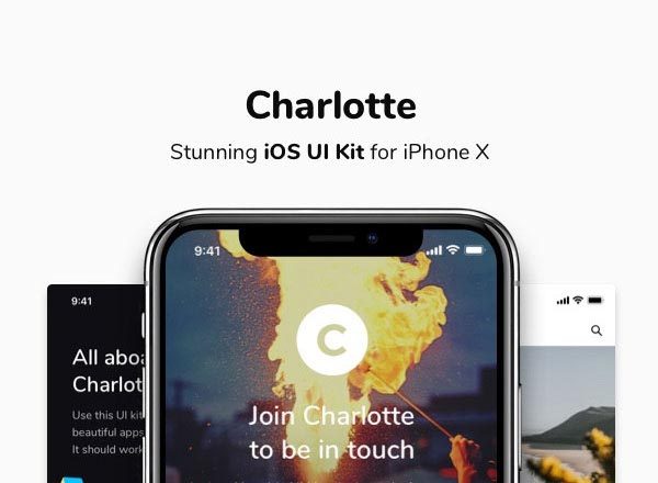 素材库下午茶：高品质，标准的iPhone X应用设计APP Ui Kits模版套装[PSD]