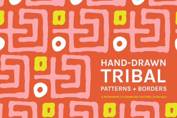 抽象传统部落线条图案纹理 Abstract Tribal | Boards + Patterns