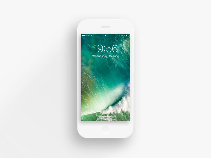 全色系扁平 iPhone 模型素材之家精选sketch素材