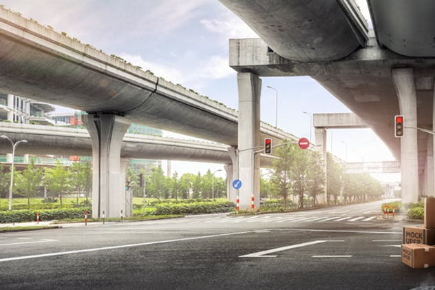 小货车&汽车车身广告设计效果图样机素材库精选模板 Van & Car Mock-Ups (2 PSD)插图(5)