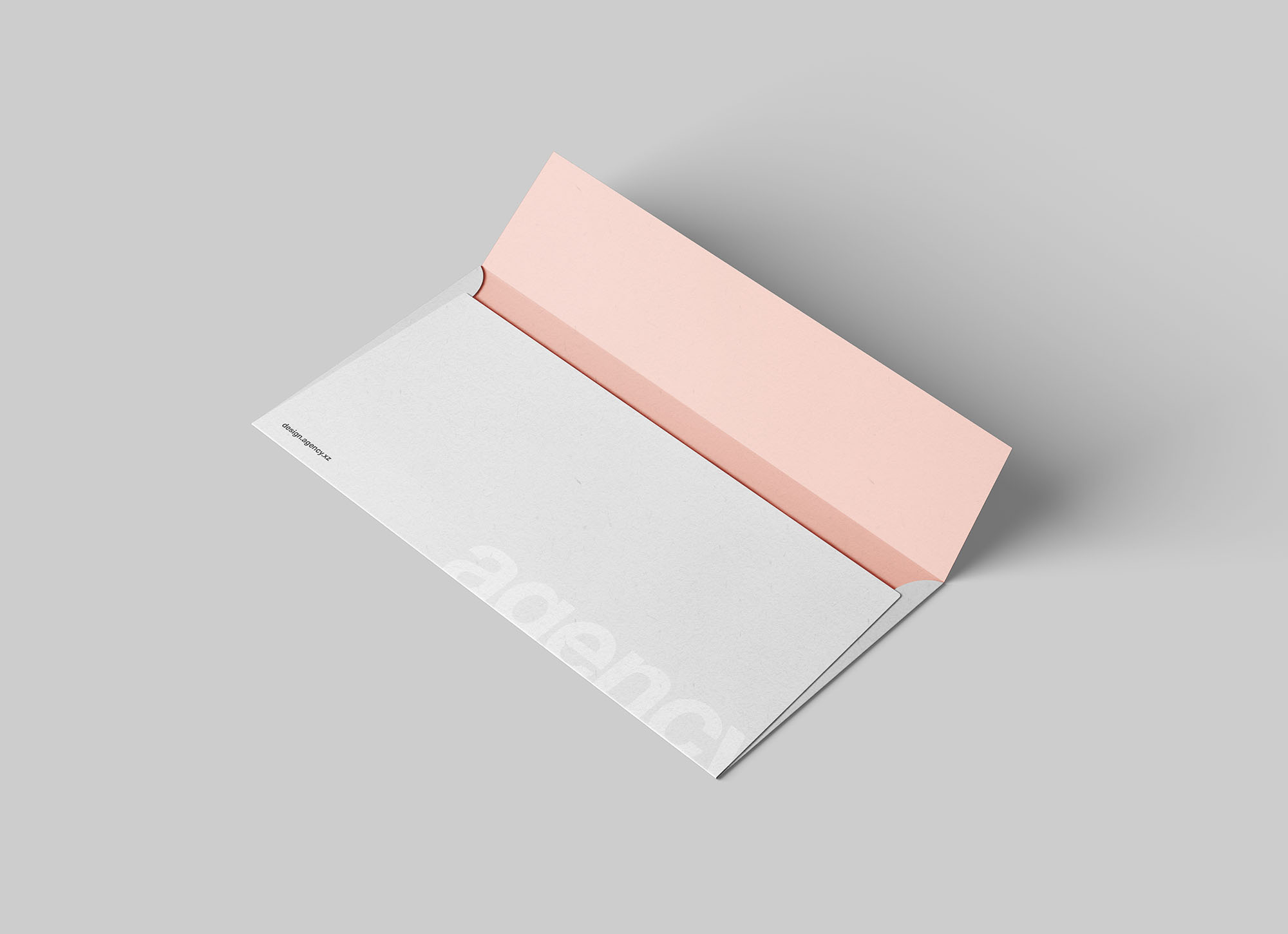 标准DL信封设计图样机PSD模板 Standard DL Envelope Mockup插图(5)