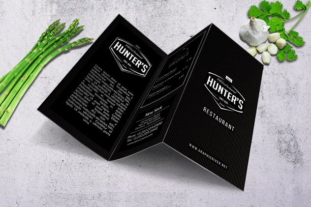 极简主义优雅西餐厅菜单设计模板套装 Minimal Elegant Menu Big Bundle插图(2)