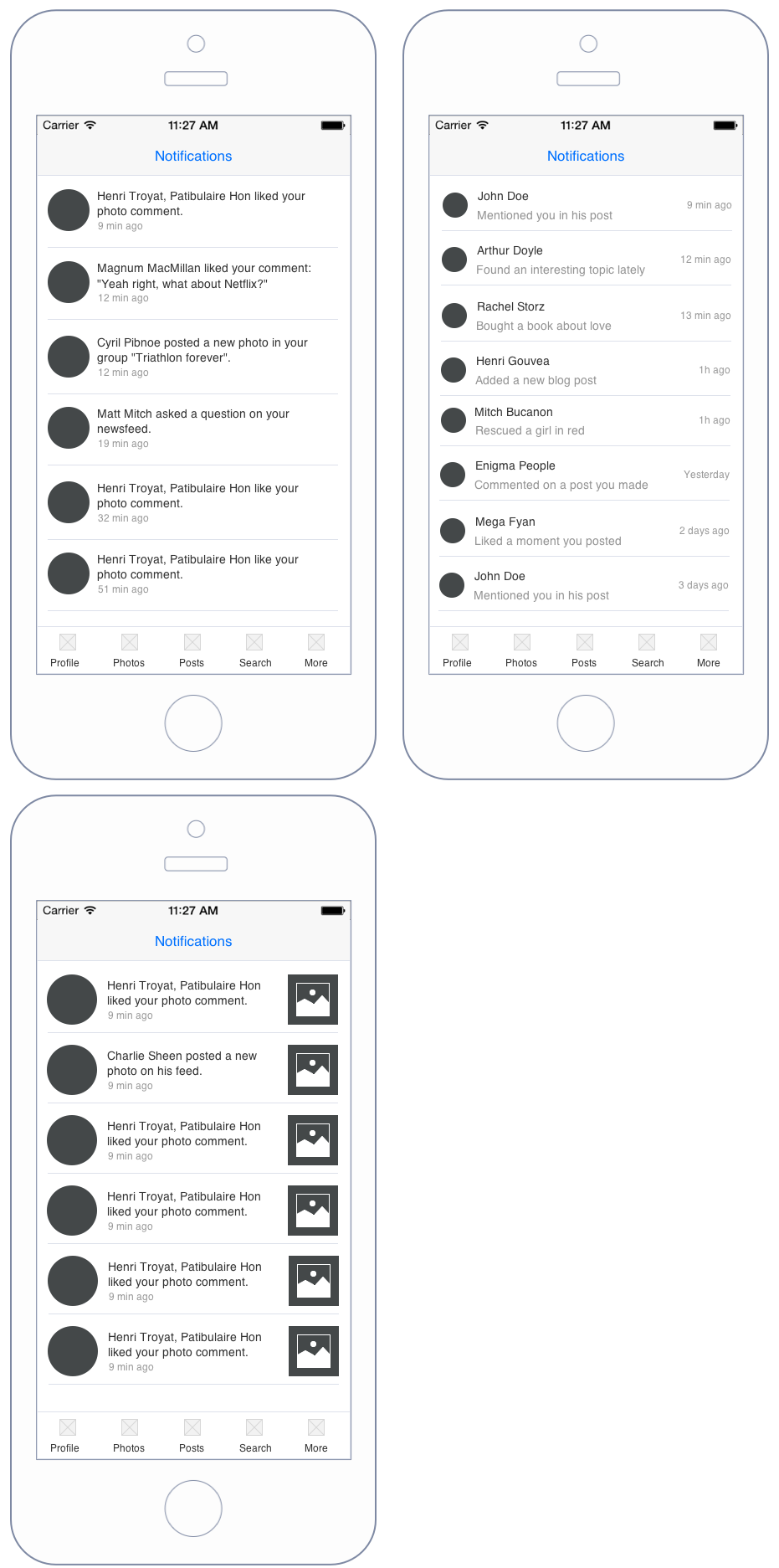 Totalwireframe 原型素材系列之 iPhone Apps Library [for Axure]插图(2)