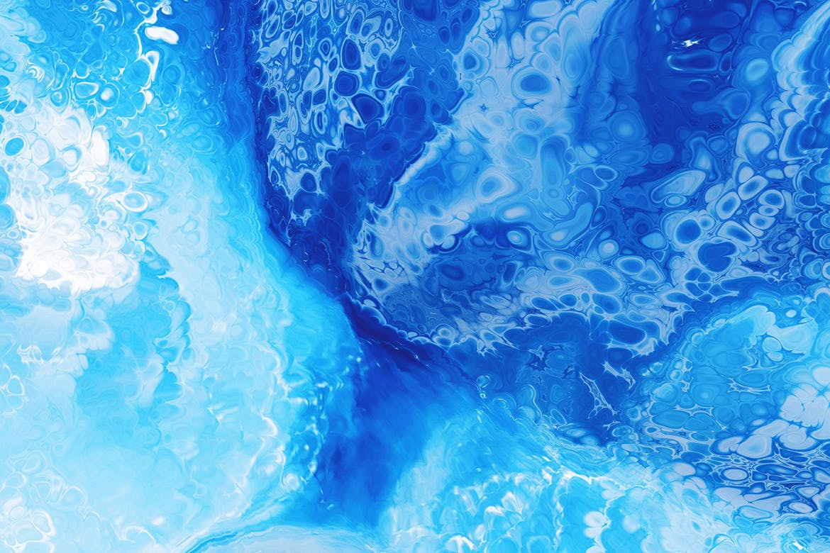 混合水彩颜料天然大理石纹理素材库精选背景 Acrylic Pouring Texture Set插图(4)