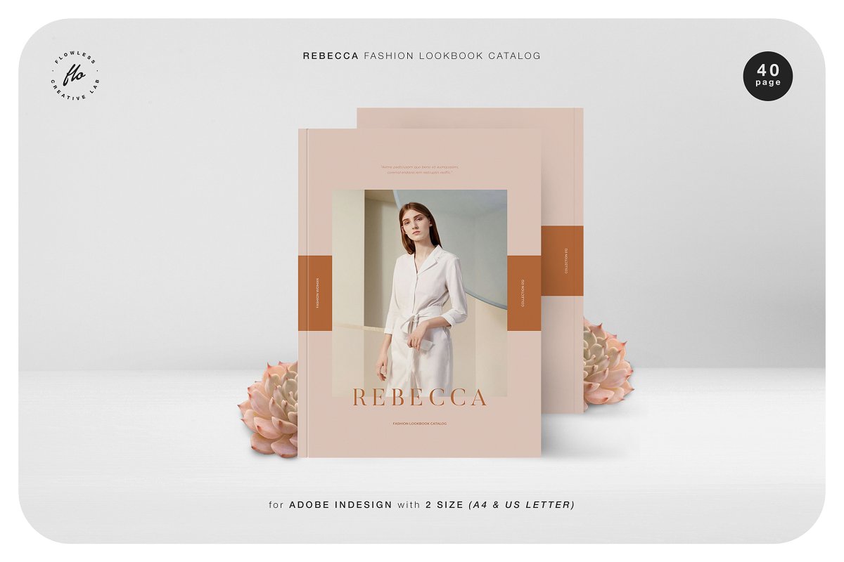 REBECCA时装产品画册设计模板插图