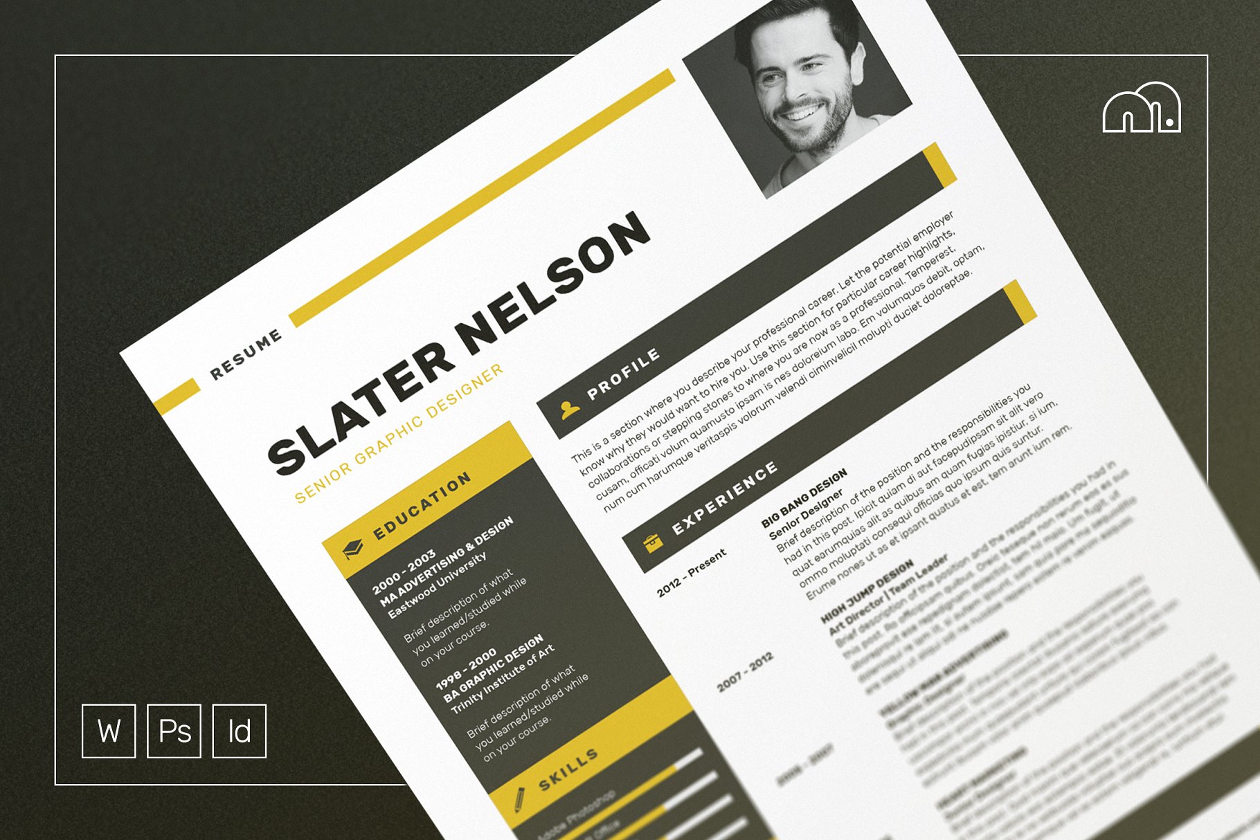 极简主义风格求职简历模板 Slater – Resume/CV插图(2)