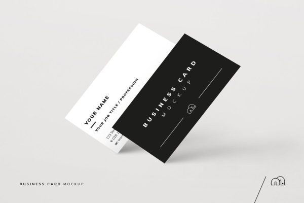 多角度多样式名片样机模板 Business Card Mockup
