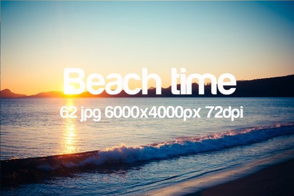 海边时光高清照片素材包 Beach time photo pack