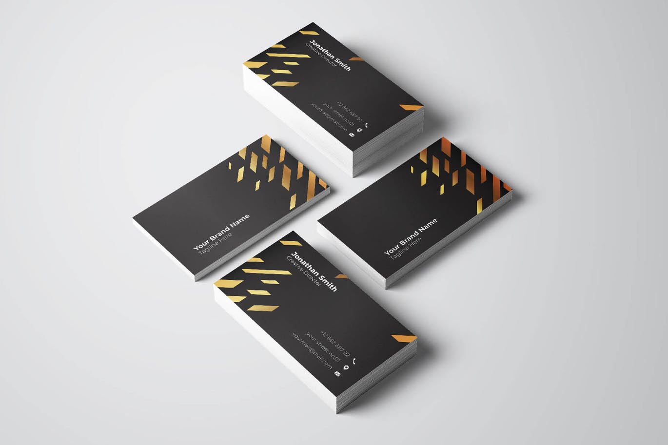 创意方块艺术企业名片设计模板v9 Business Card Template.v9插图