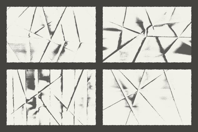 复古折痕纸张纹理套装V8 Fold Paper Texture Pack 0.8插图(4)