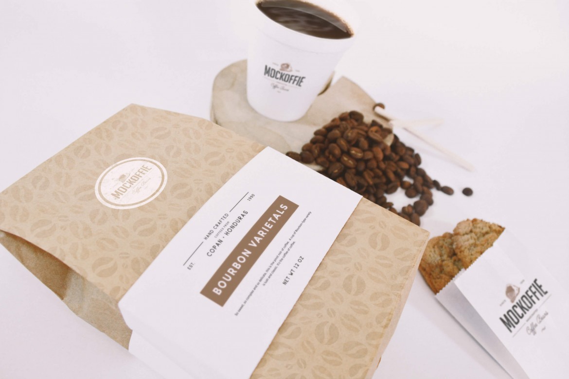08-coffee-bag-and-cup-mockup-perspective-top-view-1170x780