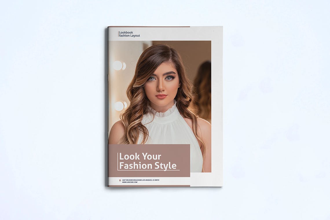时装订货画册/新品上市产品素材库精选目录设计模板v4 Lookbook Template插图(2)