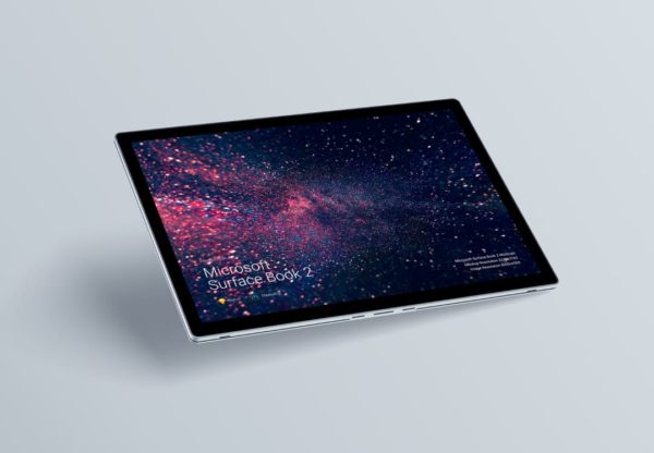 超级主流桌面&amp;移动设备样机系列：Surface Book 2 微软笔记本样机 [兼容PS,Sketch;共2.7GB]