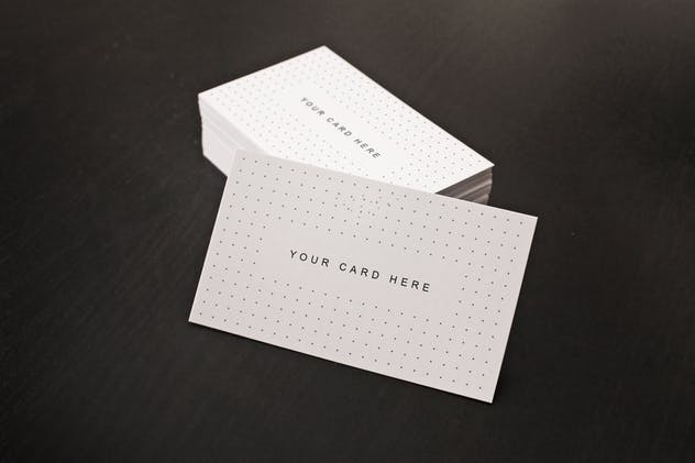 海报&名片设计叠放效果图样机模板 Flyer and Business Card Clean Realistic Mockups 1插图(2)
