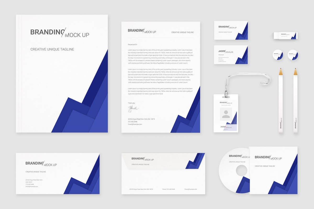 极简主义品牌标志设计展示样机套装Vol.7 Branding Identity Mock Up (Vol. 7)插图