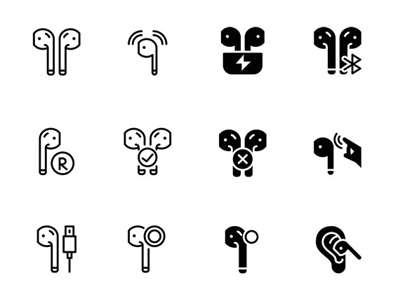 60 枚 iPhone 7 和 Airpods 图标素材之家精选sketch素材