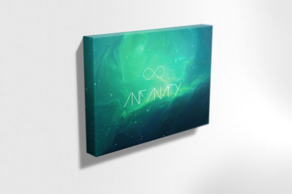 立体画布画框绘画/画像展览样机模板1 Canvas Mockup 1