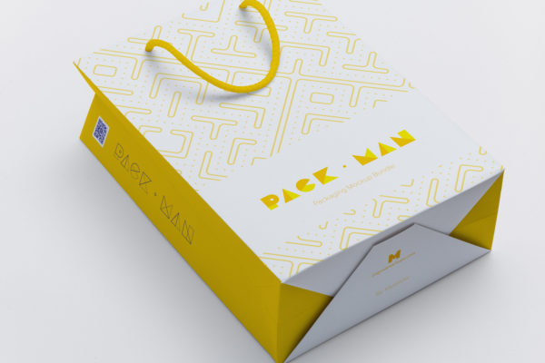 品牌专卖店购物袋设计样机模板04 Shopping Bag Mockup 04