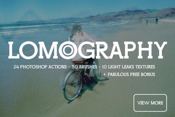 LOMO照片效果PS动作 Lomo Photography Photoshop actions