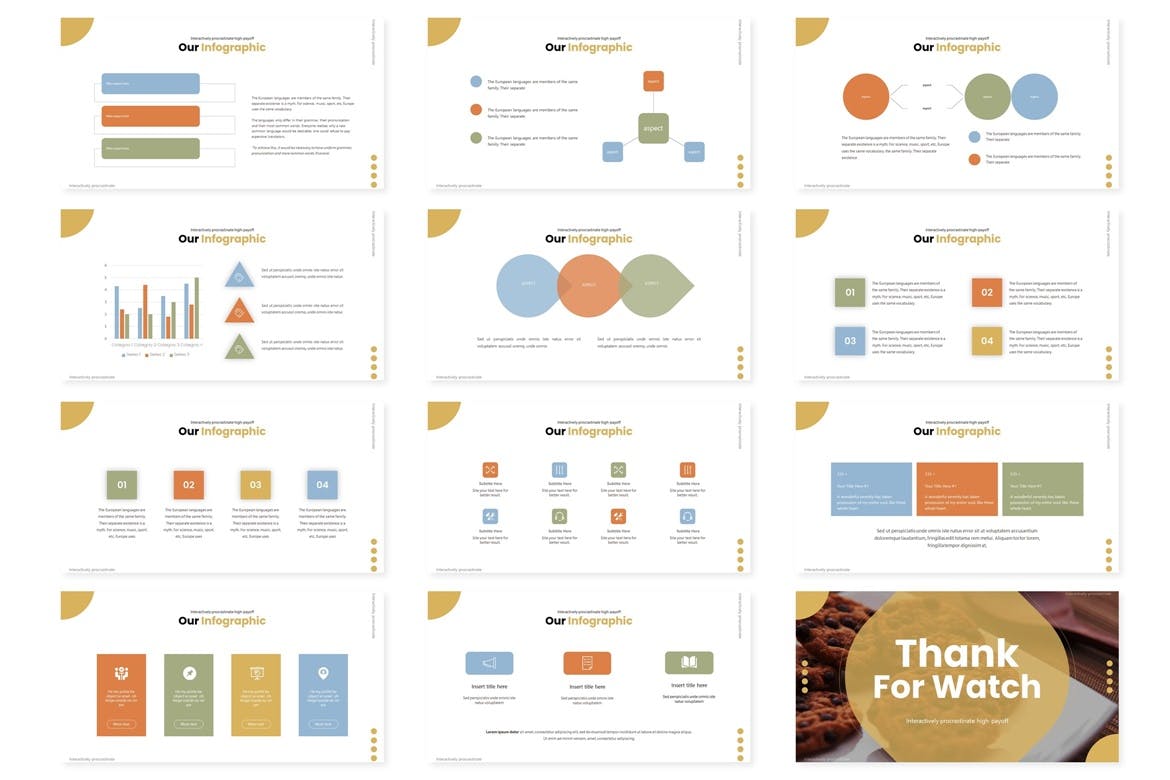 烘焙主题品牌推介素材库精选Google演示模板 Oat Cookies – Google Slide Template插图(4)