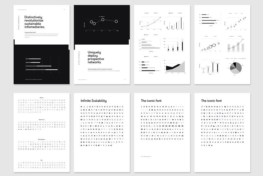 办公场景展示 Keynote 幻灯片模板 Keynote Vertical Stationery Template插图(4)