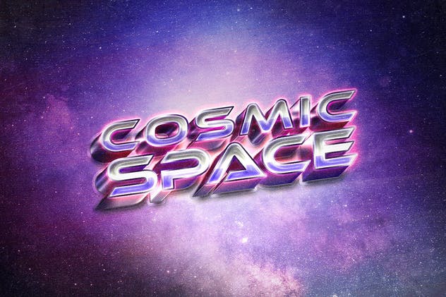 复刻80s年代文本图层样式 Back to the 80s Retro Text Effects插图(5)