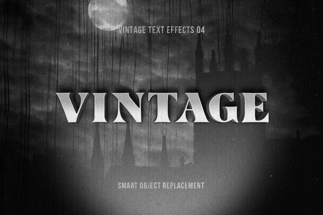 复刻电影加州梦风格文本图层样式 Retrica: Vintage Text Effects Pack插图(4)