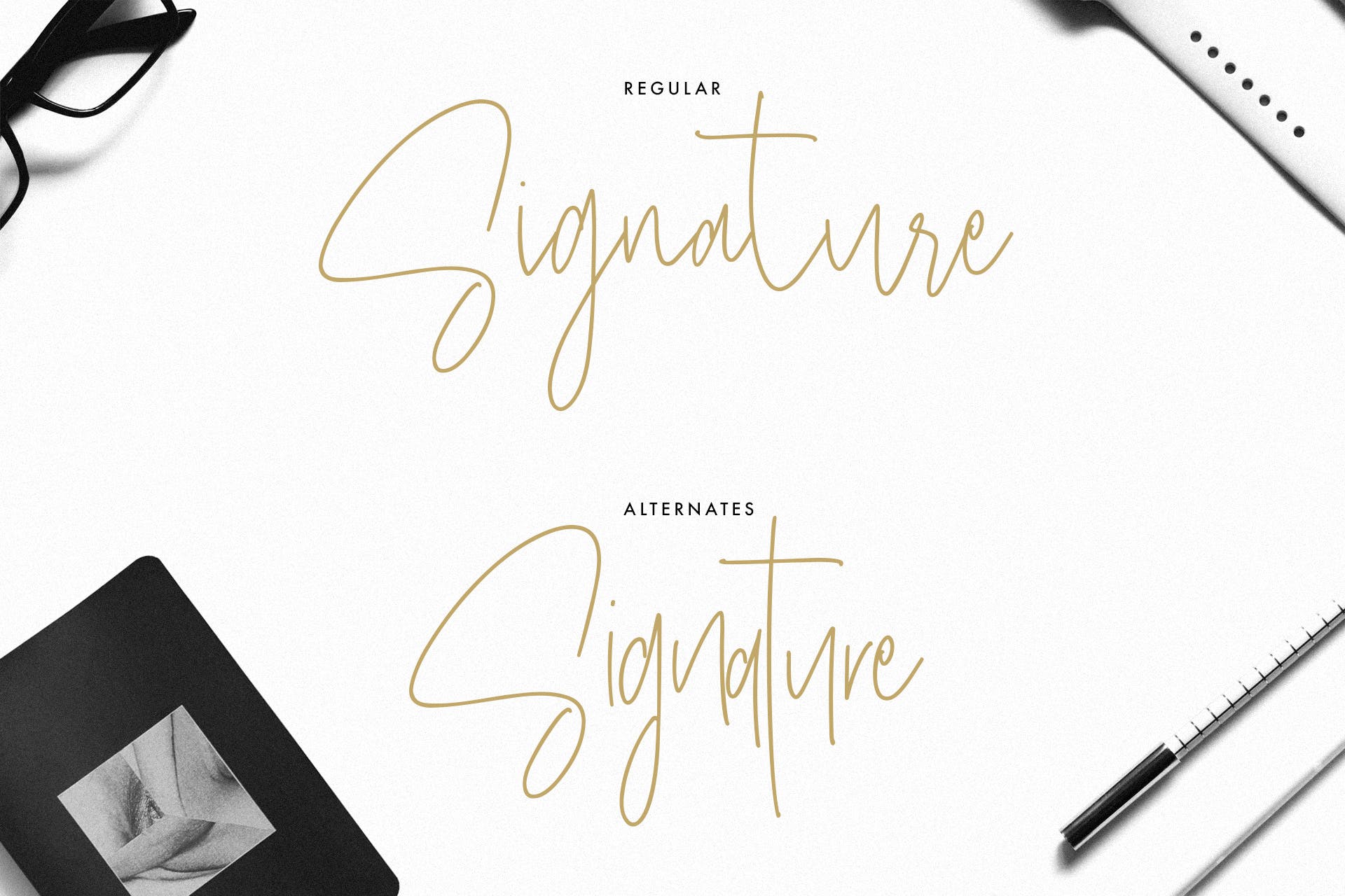 英文钢笔签名字体下载 Masstro Signature Typeface插图(4)