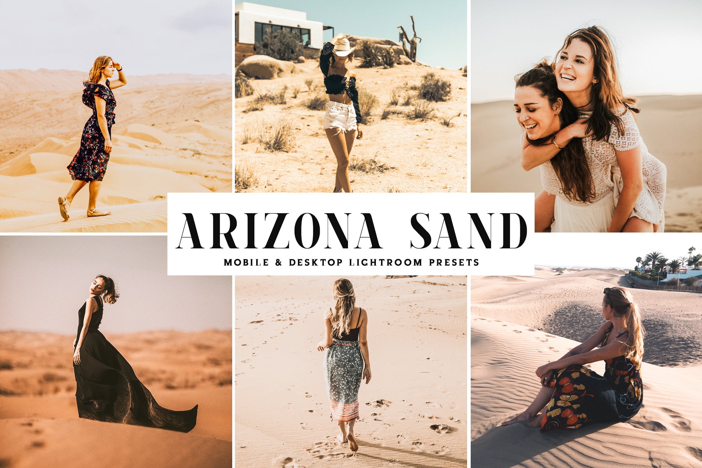 沙漠旅游摄影必备的调色滤镜素材库精选LR预设 Arizona Sand Mobile & Desktop Lightroom Presets插图