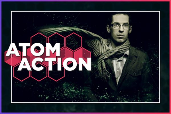 人像摄影转网络粒子效果一键生成PS动作 Atom CS3+ Photoshop Action
