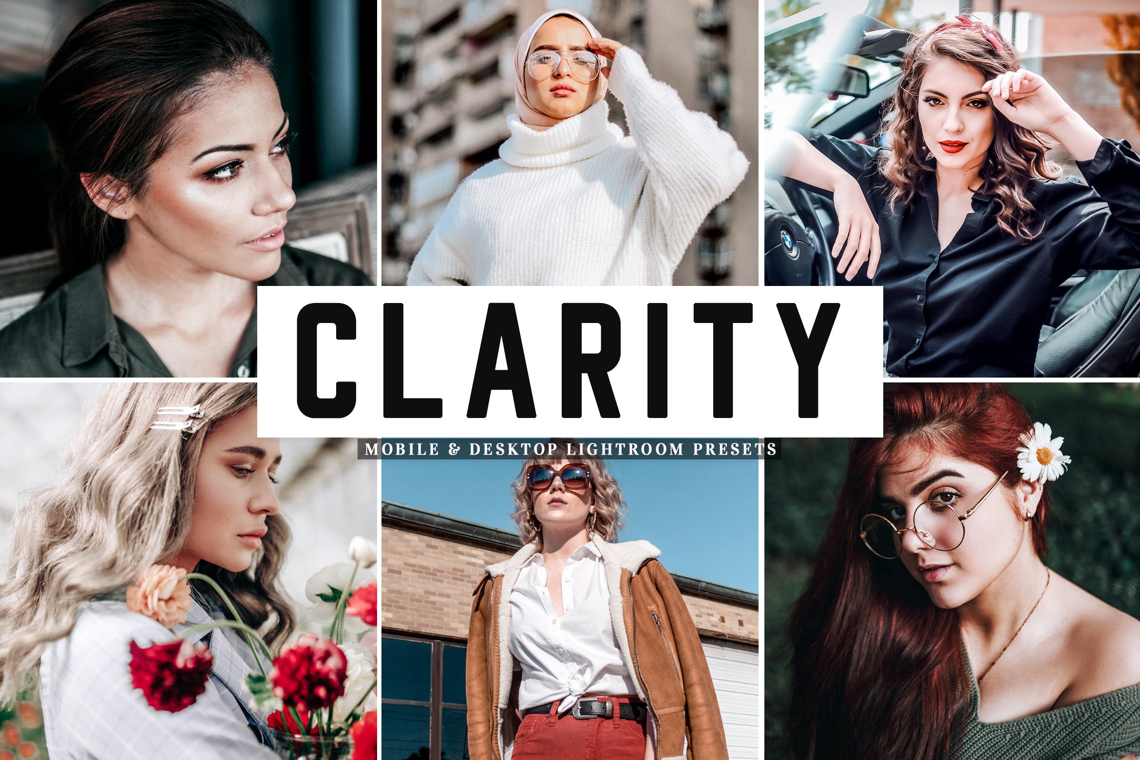 HDR高动态范围图像风格照片调色Lightroom预设 Clarity Mobile & Desktop Lightroom Presets插图