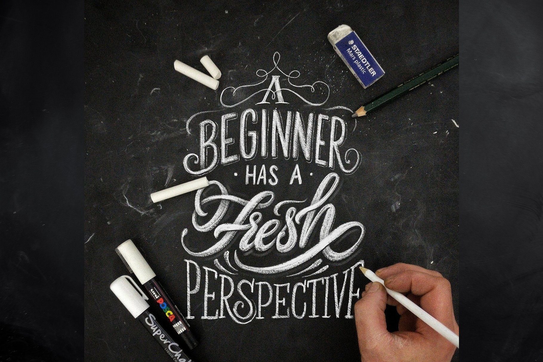 粉笔字体PS笔刷 Chalk Dust – Photoshop Lettering Kit插图(10)