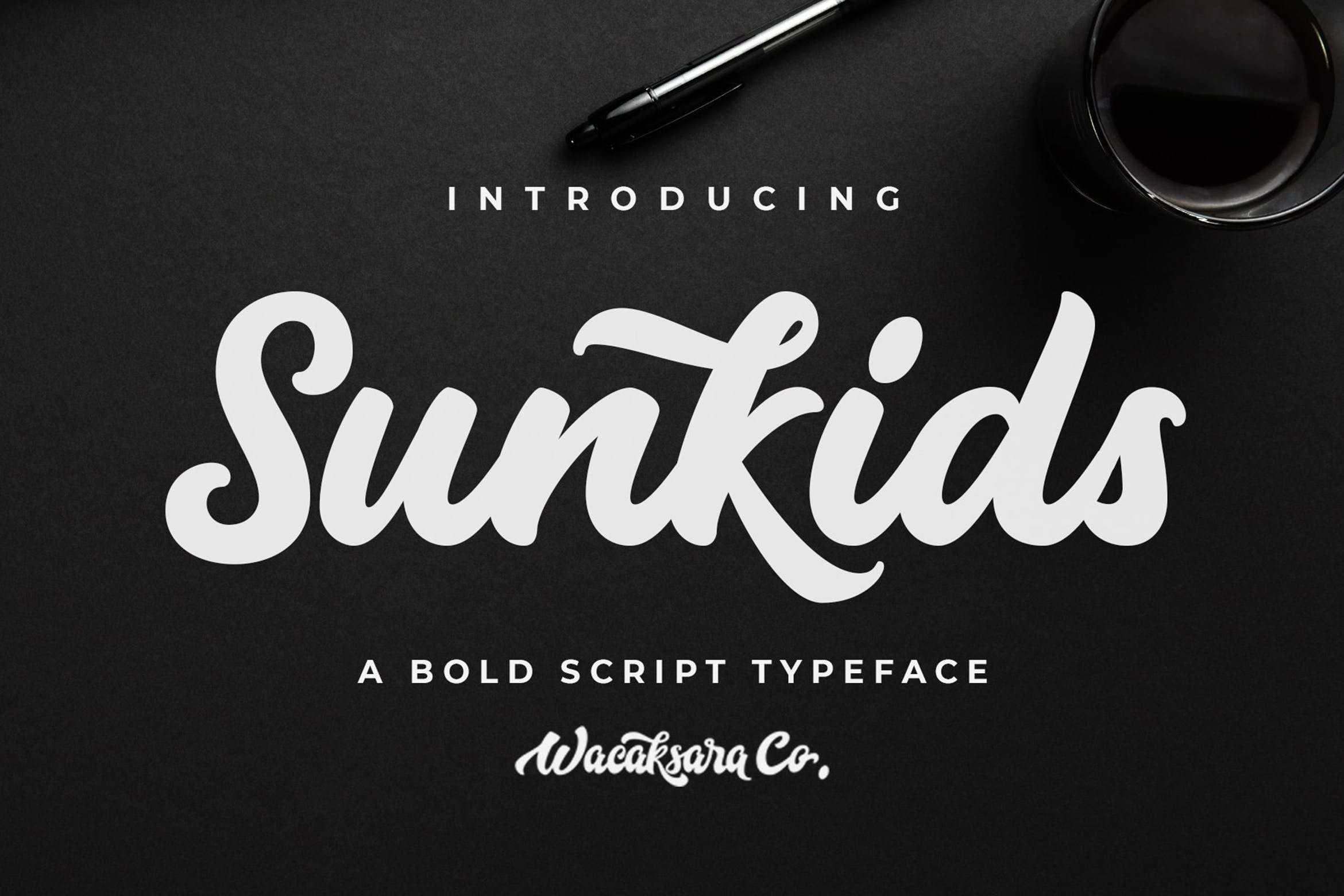 充满体育奥运精神英文粗体艺术字体下载 Sunkids插图
