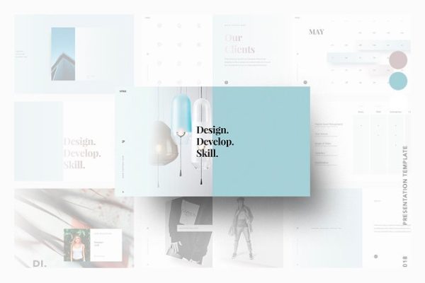 产品服务项目介绍演示Google幻灯片模板 STYLE Google Slides Template