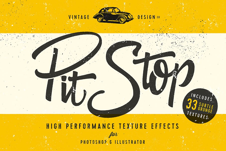 微粒沙砾纹理图层样式 PitStop – Subtle Texture Effects插图